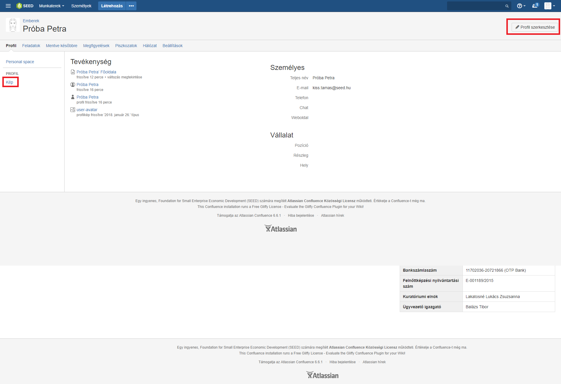 Adatok megváltoztatása
